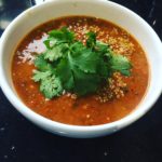 Chorizo and Chestnut soup