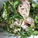 Pea, Broad Bean and Rocket Risotto (With Chicken)