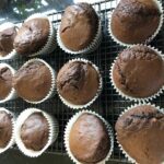 Chocolate banana muffins